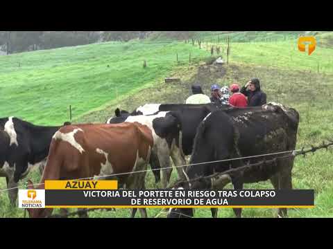Victoria del Portete en riesgo tras colapso de reservorio de agua