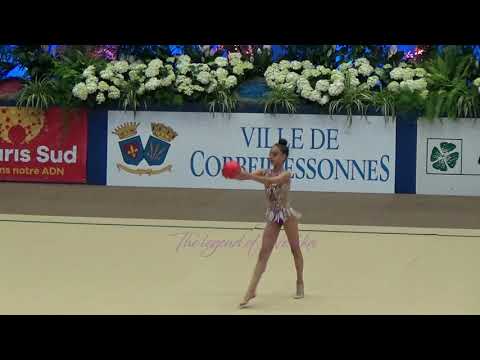 Alma WASSERMAN (ISR) ball - 2018 Corbeil junior AA