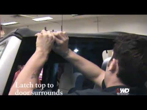 How to Install a Bestop Replace-a-Top Jeep Top