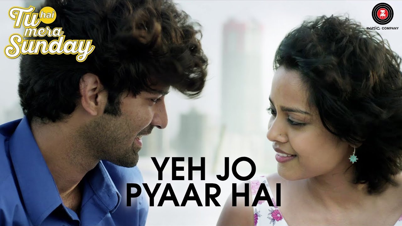 Yeh Jo Pyaar Hai Lyrics  | Tu Hai Mera Sunday | Barun Sobti, Shahana Goswami | Nandini Srikar | Amartya Rahut (Bobo)