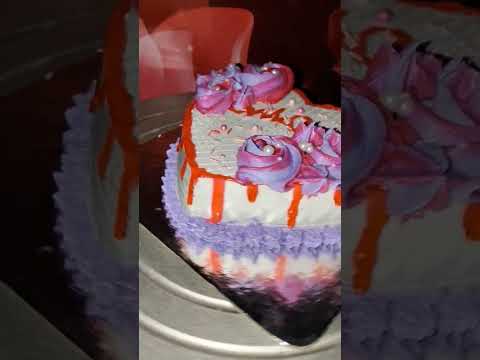 heart shape butterscotch eggless fresh cream cake decorating design ideas