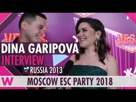 Dina Garipova (Russia 2013) Interview | Moscow Eurovision Party 2018
