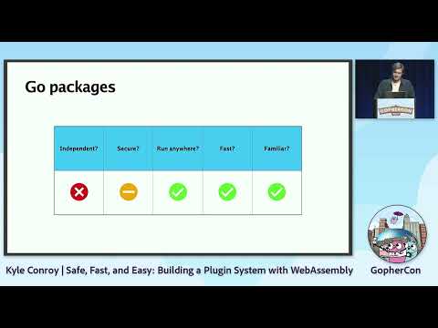 GopherCon 2022: Safe, Fast, and Easy: Building a Plugin System with WebAssembly - Kyle Conroy