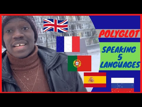 African Polyglot Speaking in 5 Different Languages In Moscow City #Polyglot #languages #speaking