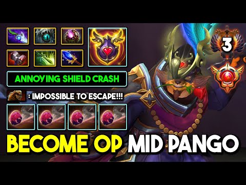 TRULY BECOME OP MID By Malr1ne Pangolier Aghs Scepter + OC Annoying Shield Crash 7.34d DotA 2