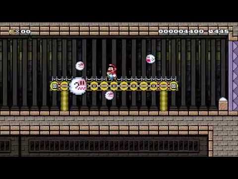 忘れ去られた富豪の大邸宅　Boo Haunted House by カノク - SUPER MARIO MAKER - No Commentary