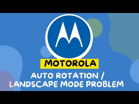 How to Fix motorola auto rotate not working problem