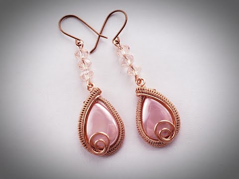 Beebeecraft - Woven Puffed Teardrop Earrings #2 - Cheryl St. Pierre