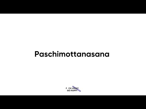 Die sitzende Vorbeuge | Paschimottanasana | Yoga Asana Alignment | F**k Lucky Go Happy