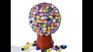 How to Make a Gumball Machine Candy Bouquet | RadaCutlery.com