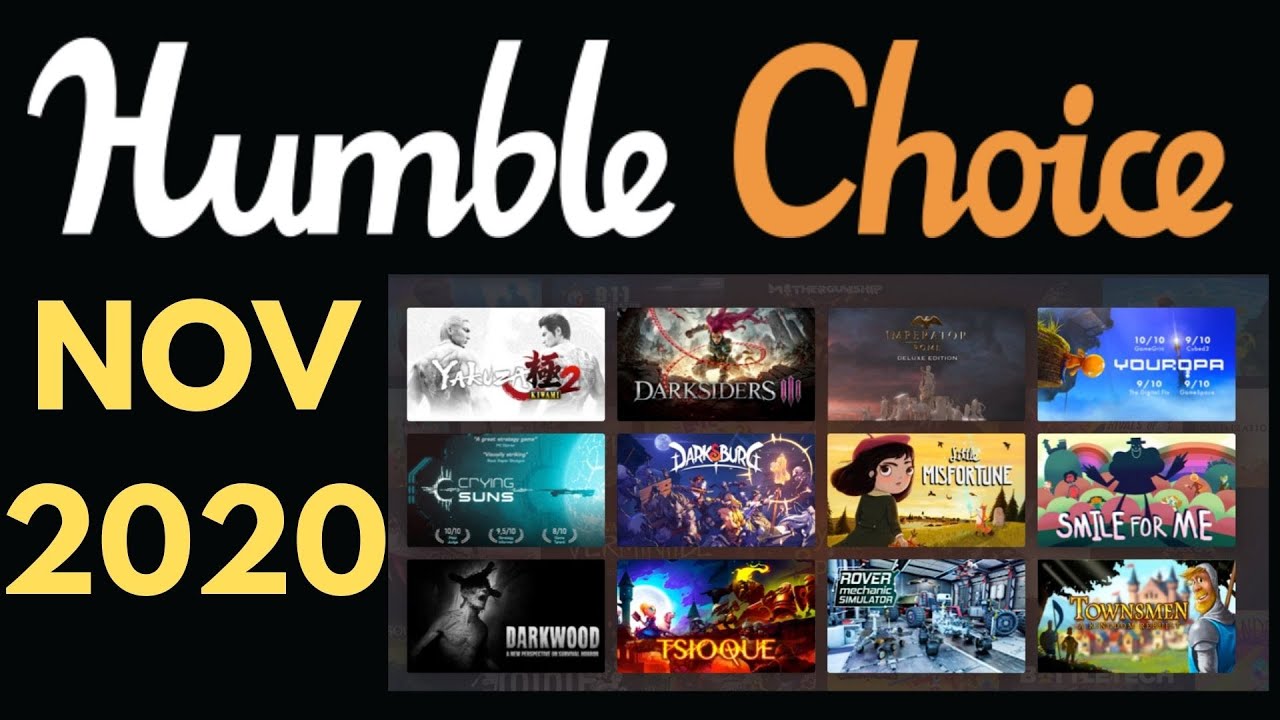 HUMBLE CHOICE NOVEMBER 2020 BUNDLE | Get 12 Games For $12 (Only This Month) | ENDS 04-DEC-20