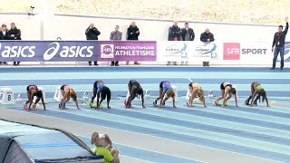 Meeting de Nantes 2018 : Finale 60 m F (Carolle Zahi en 7''15) Meeting de Nantes 2018 : Finale 60 m F (Carolle Zahi en 7''15)