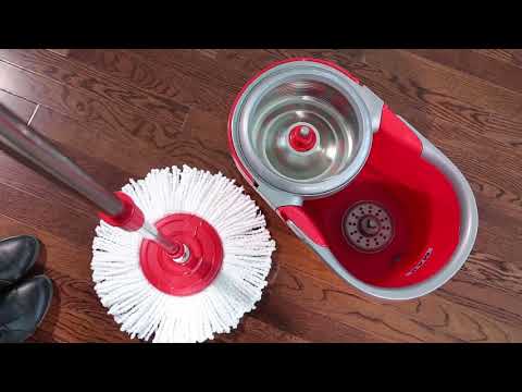 Cleaning System 360 Rotating Cleaner Green Blue 800 Flor Mop Spinning