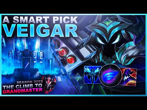 A SMART PICK! VEIGAR - Climb to Grandmaster | League of Legends