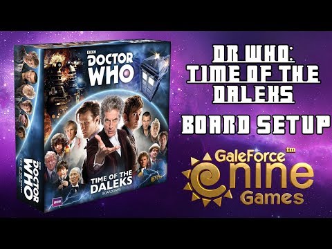 Dr Who Time of the Daleks: Board Setup