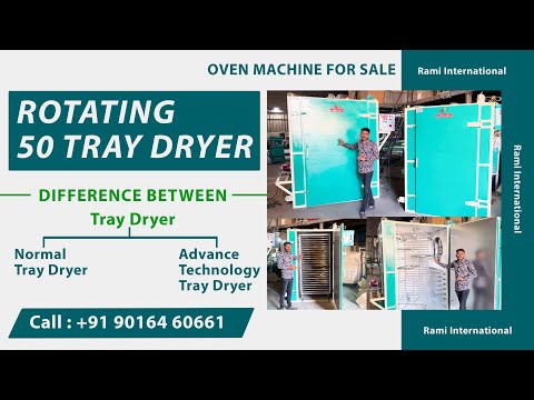 Rotating 50 Tray Dryer video thumbnail
