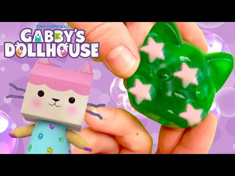 Crafting Fun Rainbow Soaps with Gabby! | GABBY'S DOLLHOUSE - YouTube