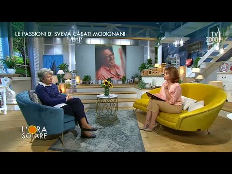 L'Ora Solare, 6 ottobre 2022 - La scrittrice Sveva Casati Modignani e il Maestro Gerardo Di Lella