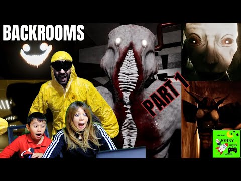 BACKROOMS, ESCAPE The 5 Monsters!