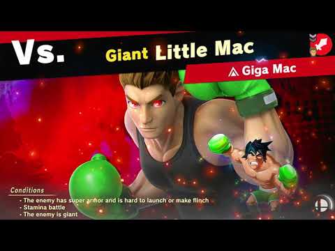 Super Smash Bros Ultimate World of Light: Little Mac vs Giga Mac