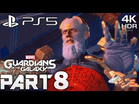 MARVEL'S GUARDIANS OF THE GALAXY PS5 Gameplay Walkthrough Part 8 FULL GAME [4K 60FPS] No Commentary