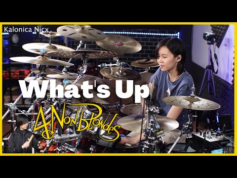 4 Non Blondes - What's Up || drum cover by KALONICA NICX