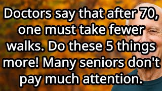 Doctors Say: You Should Walk Less and Do These 5 Activities Instead for Better Health!