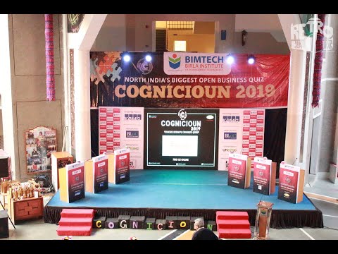 COGNICIOUN 2019 : BIMTECH’s National Level Corporate cum Inter B-School Quiz Competition
