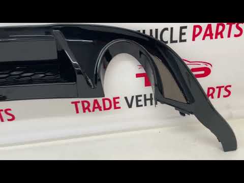 Fits VW Golf GTI MK7.5 2017-2020 Rear Bumper Diffuser Spoiler Valance Dual Exhaust Gloss Black video