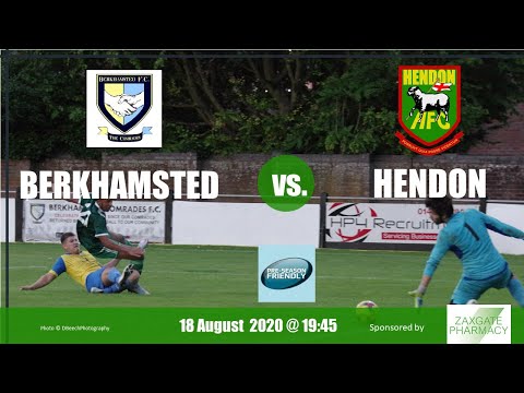 Berkhamsted 1 Hendon 4 - Highlights 18 August 2020