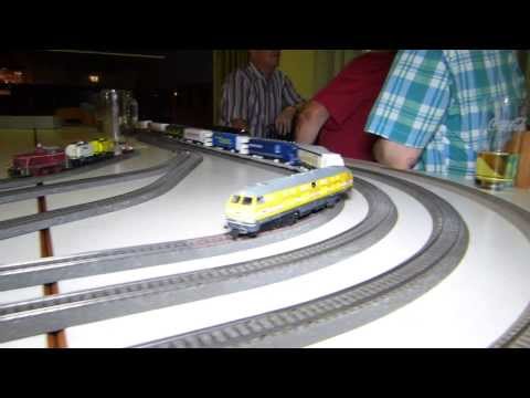 23. Stummi-Treff WN,  11 - V 320 001 (Brawa 41305), Wiebe Gleisbautechnik mit RoLa