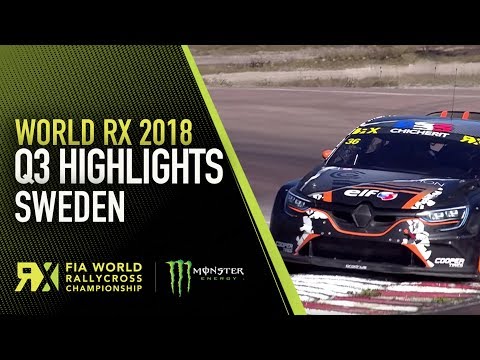 World RX Q3 Highlights | World Rallycross of Sweden 2018