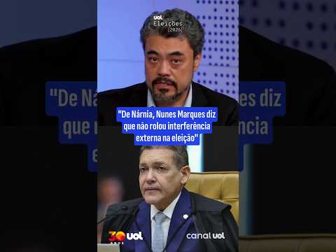 Sakamoto: de Nárnia, Nunes Marques diz que não rolou interferência externa na eleição
