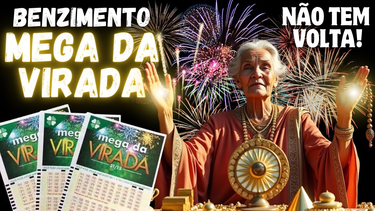 🌟MEGA DA VIRADA!🍀A BENÇÃO PARA GANHAR R$ 600 MILHÕES DE REAIS! COMECE JANEIRO DE 2025 MUITO RICO!