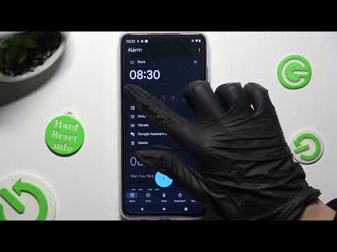 How to Set Up Alarm Clock in MOTOROLA Moto G84? – Add / Customize Alarm