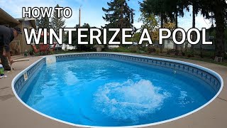 How to Winterize a Pool: Closing a Pool for Beginners: Closing a Pool for Winter: Draining your Pool