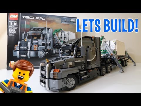 UNBOXING & LETS BUILD! - LEGO Technic MACK ANTHEM 42078 - aka THE ULTIMATE SEMI TRUCK!!
