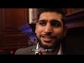 AMIR KHAN ON WHY HE PASSED ON KELL BROOK TO FIGHT CRAWFORD "ALL HIS TRASH TALK IS KILLING THE FIGHT"