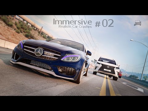 Immersive Realistic Car Crashes #02 - BeamNG Drive