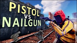 FARMING PLAYERS on WIPE DAY with the NAILGUN! - Rust Solo Survival #1