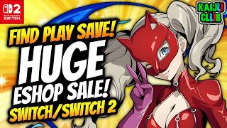A HUGE ESHOP SALE for Nintendo Switch/Switch 2! FIND, PLAY, SAVE!
