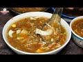 Make Hot Chicken Soup Easily At Home For Children In Winter Chicken Hot And Sour Soup Recipe Egg