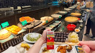 All You Can Eat SIA SilverKris Lounge Singapore Airline Changi Airport Buffet