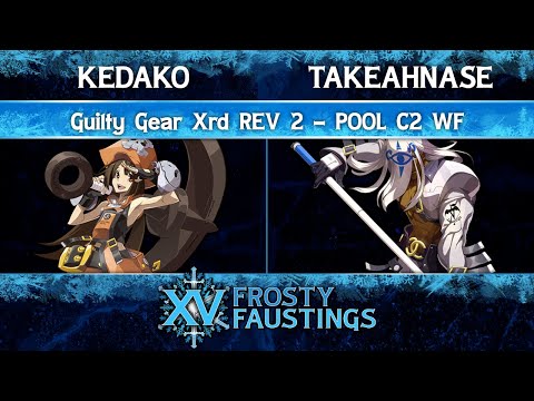 Frosty Faustings XV 2023 Pool C2 WF - kedako (May) vs Takeahnase (Venom) - Guilty Gear Xrd REV 2