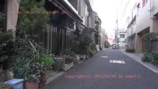 preview picture of video 'Japan Trip 2015 Tokyo Walking in Nezu Back alley Downtown Street Townscape'