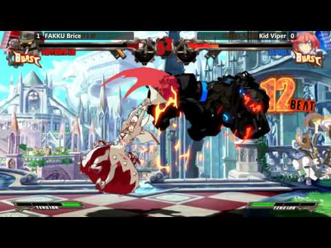 GGXrd @ TSB Invasion of EC - FAKKU Brice vs Kid Viper [720p/60fps]