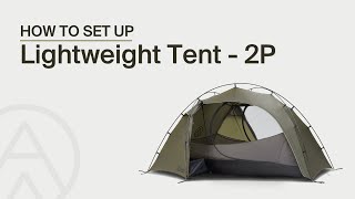 Alton - Lightweight Tent - 2P - How To Set Up