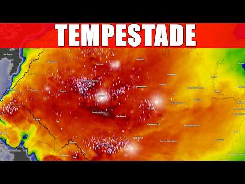 essas tempestades que estão sobre o RS podem causar tempo severo