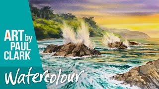 How to Paint a Seascape in Watercolour - No.5