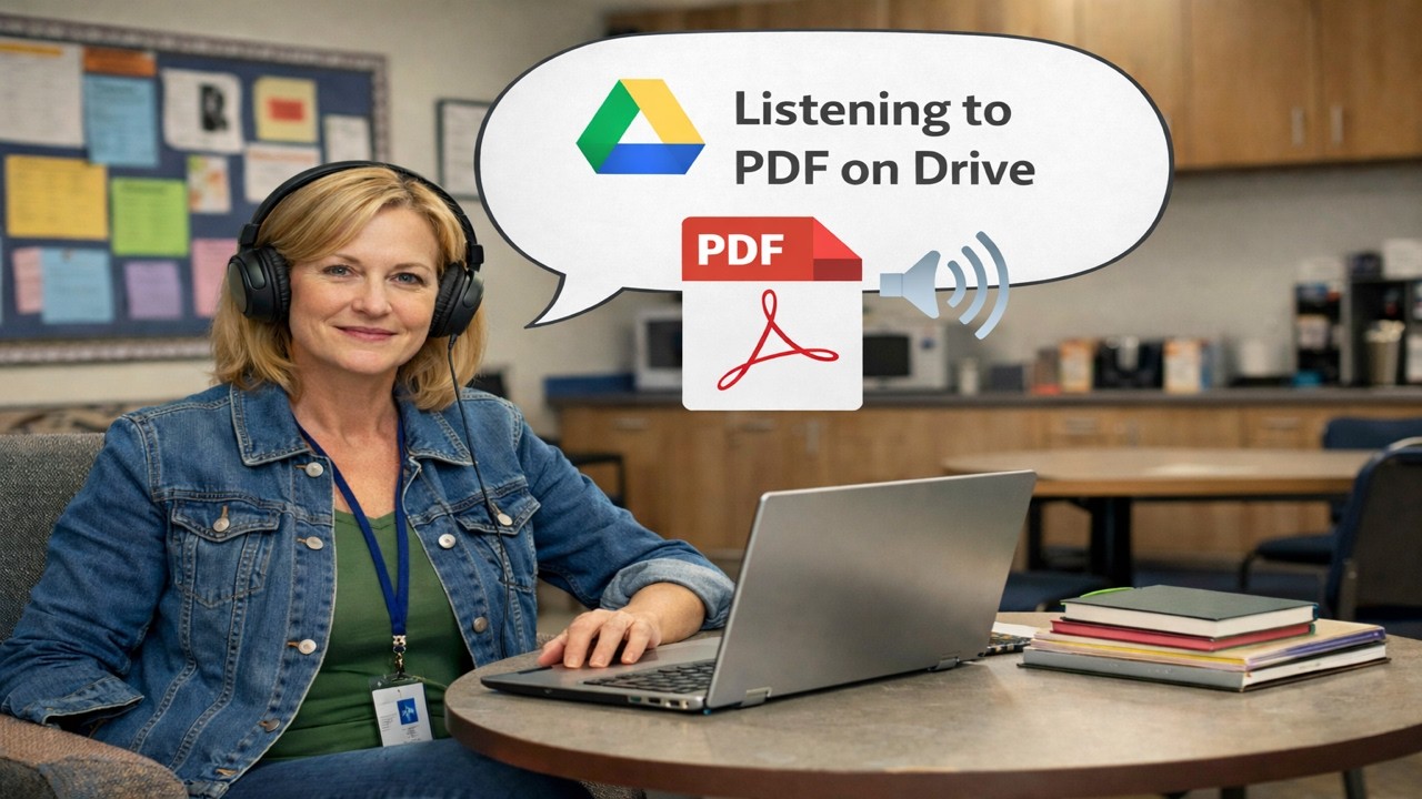How to Listen to any PDF on Google Drive